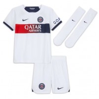 Otroški Nogometni dresi Paris Saint-Germain Danilo Pereira #15 Gostujoči 2023-24 Kratek Rokav (+ Kratke hlače)
